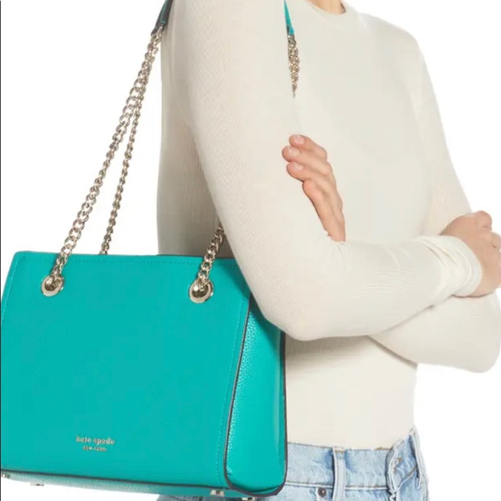 Authentic small amelia leather tote